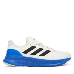 Buty do biegania adidas. Białe buty sportowe męskie Adidas, bez zapięcia, do biegania. Za 349.99 zł.