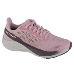 Buty do biegania damskie Salomon Aero Blaze W. Czerwone obuwie sportowe damskie Salomon, bez wzorów, z materiału, do biegania. W wyprzedaży za 491.90 zł.