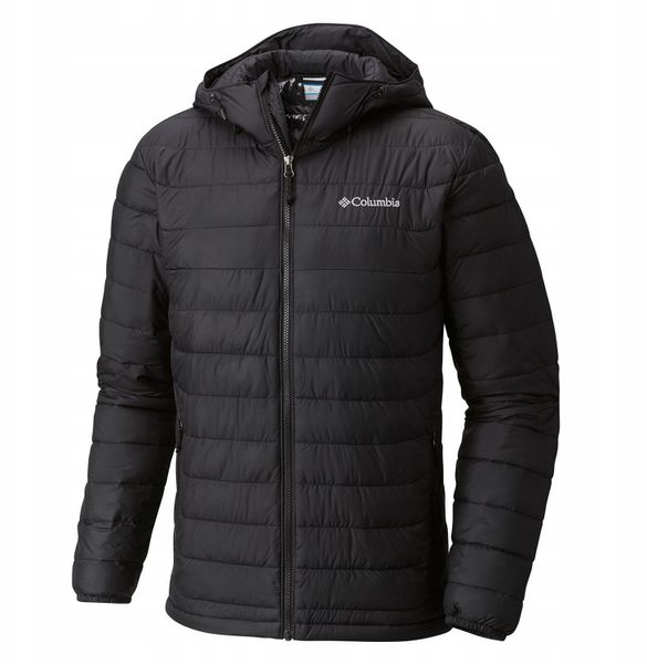 Columbia Powder Lite II Hooded Jacket 2086944010 Czarne M. Czarne kurtki męskie Columbia, m, bez wzorów, bez kaptura. Za 471.36 zł.
