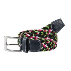 Plecione paski, elastyczny materiał USG Casual. Niebieskie paski damskie USG, bez wzorów, z materiału, casualowe. Za 128.50 zł.