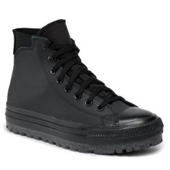 Trampki Converse. Czarne półbuty na co dzień męskie Converse, bez wzorów, bez zapięcia. Za 379.99 zł.