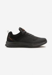 Ciemnoszare Buty Sportowe z Siateczki na Grubej Podeszwie Sznurowane Fiomira. Szare buty sportowe męskie Born2be, z jeansu, bez zapięcia. Za 109.99 zł.