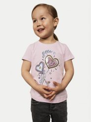 NAME IT T-Shirt Bethany 13237842 Różowy Regular Fit. Czerwone t-shirty i topy dla dziewczynek Name it, bez wzorów, z bawełny, bez ramiączek. Za 39.99 zł.
