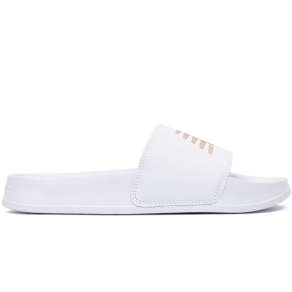 Klapki damskie New Balance SWM200J3 – białe. Białe klapki damskie New Balance, bez wzorów. Za 99.99 zł.