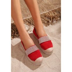 Czerwone Espadryle Looking. Espadryle damskie marki Born2be. Za 89.99 zł.