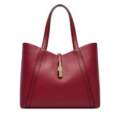 Torebka Furla. Czerwone torebki do ręki damskie Furla, bez wzorów, klasyczne, bez dodatków. Za 1,509.00 zł.