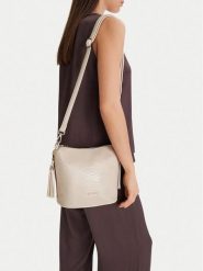 Lasocki Torebka CEO-LSK-X-008-09 Écru. Torebki do ręki damskie Lasocki, bez wzorów, z materiału, bez dodatków. Za 169.99 zł.