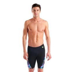 Spodenki Pływackie Męskie Arena Multi Chameleons Swim Jammer. Czarne krótkie spodenki sportowe męskie Arena, m, bez wzorów, z materiału, do pływania. Za 229.99 zł.