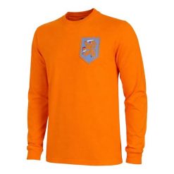 Holland retro koszulka piłkarska z sezonu 1966. Brązowe koszulki sportowe męskie COPA FOOTBALL, m, bez wzorów, bez kołnierzyka, bez ramiączek, do piłki nożnej. Za 337.59 zł.