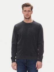 Pepe Jeans Bluza Darius PM582760 Czarny Regular Fit. Czarne bluzy męskie Pepe Jeans, m, bez wzorów, z bawełny, bez kaptura. Za 249.99 zł.