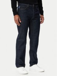 HUGO Jeansy 50572788 Granatowy Straight Leg. Niebieskie jeansy męskie Hugo. Za 399.99 zł.