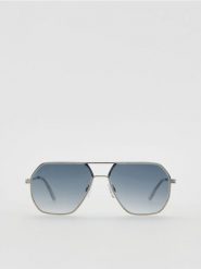 Okulary przeciwsłoneczne aviator - ciemny turkus. Okulary przeciwsłoneczne męskie Reserved. Za 69.99 zł.