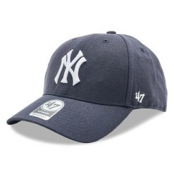 Czapka z daszkiem 47 Brand. Niebieskie czapki i kapelusze damskie 47 Brand, bez wzorów. Za 79.99 zł.