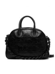 Just Cavalli Torebka 80RA4BC5 ZSD86 Czarny. Czarne torebki do ręki damskie Just Cavalli, bez wzorów, ze skóry, bez dodatków. Za 789.99 zł.