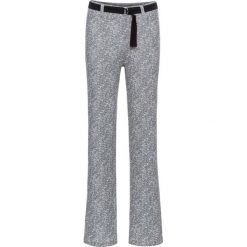 Spodnie bonprix biel wełny - czarny wzorzysty. Spodnie materiałowe damskie marki DOMYOS. Za 49.99 zł.
