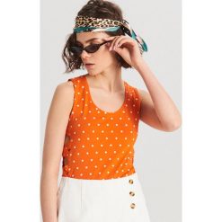 Bluzka z wycięciami - Pomarańczowy. Bluzki damskie marki Cropp. Za 39.99 zł.