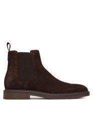 Guess Sztyblety FMTDOV SUE10 Brązowy. Brązowe botki męskie Guess, z aplikacjami, ze skóry, bez zapięcia. Za 674.99 zł.