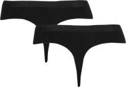 Majtki damskie stringi 4F F026 czarne 4FWMM00UPTSF026 20S L. Czarne stringi damskie 4f, l, bez wzorów. Za 49.98 zł.