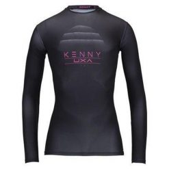 Koszulka z długim rękawem dla kobiet Kenny Charger. Czarne bluzy sportowe damskie KENNY, bez wzorów, bez kaptura, rowerowe. Za 269.50 zł.
