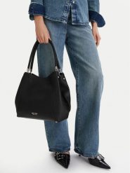 Nine West Torebka CEO-Olira-LDA8566 Czarny. Czarne torebki do ręki damskie Nine West, bez wzorów, z materiału, bez dodatków. Za 199.99 zł.