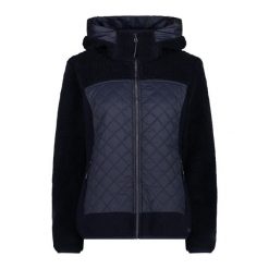 Kurtka z kapturem wooltech damska CMP Teddy Fur effect. Czarne kurtki damskie CMP, bez wzorów, z kapturem. Za 633.00 zł.