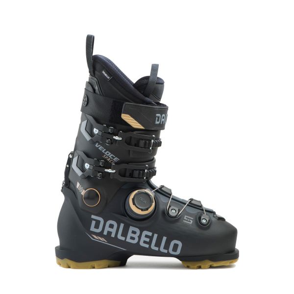 Buty Dalbello Veloce Space 100 Black Antracite 2026. Czarne obuwie sportowe damskie Dalbello, bez wzorów, narciarskie. Za 1,699.00 zł.