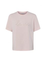 Marie Lund Koszulka Kobiety Bawełna różowy, XL. Czerwone t-shirty damskie Marie Lund, xl, bez wzorów, z bawełny, eleganckie, bez kołnierzyka. Za 99.95 zł.