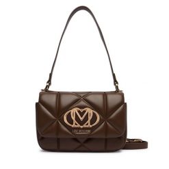 Torebka LOVE MOSCHINO. Brązowe torebki do ręki damskie Love Moschino, bez wzorów, klasyczne, bez dodatków. Za 1,009.00 zł.