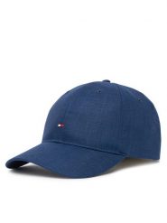 Tommy Hilfiger Czapka z daszkiem Flag Linen 6 Panel AM0AM13428 Granatowy. Niebieskie rękawiczki męskie Tommy Hilfiger, bez wzorów, ze lnu. Za 139.99 zł.