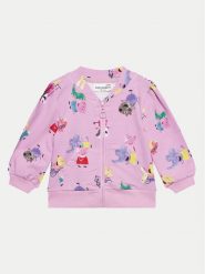 Coccodrillo Bluza WC4132201LGD Różowy Regular Fit. Czerwone bluzy dla dziewczynek COCCODRILLO, bez wzorów, z bawełny, bez ramiączek, bez kaptura. Za 49.99 zł.