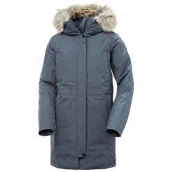 Damska wodoodporna kurtka z kapturem Helly Hansen Senja. Szare kurtki damskie Helly Hansen, m, bez wzorów, z futra, z kapturem. Za 1,212.90 zł.