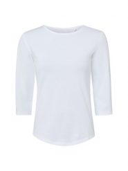 Franco Callegari koszulka z długim rękawem Kobiety Bawełna biały, S. Białe t-shirty damskie Franco Callegari, s, bez wzorów, z bawełny, bez kołnierzyka. Za 89.95 zł.