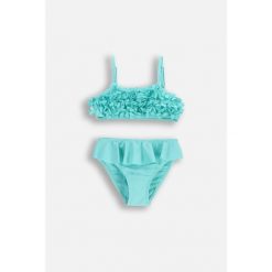 Kostium kąpielowy dwuczęściowy pływacki dla dzieci WL6. Niebieskie stroje kąpielowe dla dziewczynek LEMON explore, z aplikacjami, z elastanu. Za 69.90 zł.