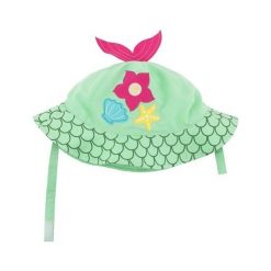 Zoocchini Kapelusz UV 50+ Syrenka 6-12M. Zielone czapki dla dzieci Zoocchini. Za 50.45 zł.