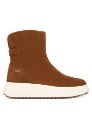 Caprice Botki 9-26410-45 Brązowy. Brązowe botki damskie Caprice, ze skóry, bez obcasa, na płaskiej podeszwie, bez zapięcia. Za 649.99 zł.