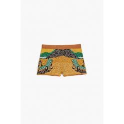 Damskie szorty kąpielowe Desigual Tulum. Brązowe szorty sportowe damskie Desigual, na lato, m, bez wzorów, z materiału, eleganckie, do pływania. Za 221.00 zł.