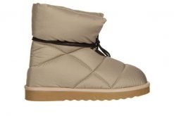 Botki Bayla-200 159 LV701 Bej 200029, Beżowy, Tkanina - 37. Brązowe botki damskie Bayla, z gumy, eleganckie, za kostkę, bez obcasa, bez zapięcia. W wyprzedaży za 134.10 zł.