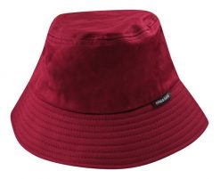 Kapelusz Rybacki Bordowy, Letni Bucket Hat, Czerwony, Przeciwsłoneczny. Czerwone czapki i kapelusze męskie Pako Jeans, na lato, bez wzorów, z bawełny. Za 35.00 zł.