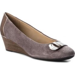 Półbuty GEOX - D Floralie A D74T4A 021BC C6004 Chestnut. Szare półbuty damskie Geox, z materiału. W wyprzedaży za 249.00 zł.