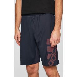 Adidas Performance - Szorty. Niebieskie krótkie spodenki sportowe męskie adidas Performance, m, bez wzorów, z dzianiny, climalite (adidas). W wyprzedaży za 119.90 zł.