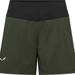 Damskie spodenki turystyczne Salewa Pedroc Light. Czarne szorty sportowe damskie Salewa, l, bez wzorów, z materiału, sportowe, trekkingowe. Za 305.50 zł.