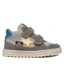 Sneakersy Naturino. Szare trampki i tenisówki chłopięce Naturino, bez wzorów, bez zapięcia. Za 429.99 zł.