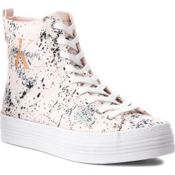 Sneakersy CALVIN KLEIN JEANS - Zazah Splattered RE9792 Pink. Półbuty damskie marki Calvin Klein Jeans. W wyprzedaży za 309.00 zł.