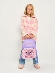 Plecak ze świecącymi diodami LED Stitch - fioletowy. Fioletowe torby i plecaki dziecięce Sinsay. Za 49.99 zł.
