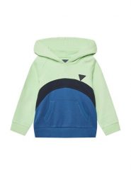Guess Bluza N5GQ02 KA6R4 Zielony Regular Fit. Zielone bluzy dla chłopców Guess, z aplikacjami, z bawełny, bez ramiączek, bez kaptura. Za 189.99 zł.