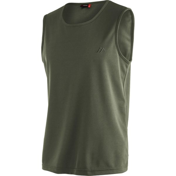 Tank top Maier Sports Peter. Czarne t-shirty męskie Maier Sports, m, bez wzorów, z materiału, klasyczne, bez kołnierzyka. Za 182.50 zł.