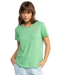 Koszulka dla Kobiety SATURDAZE Zielony. Zielone t-shirty damskie Roxy, m, bez wzorów, z bawełny, bez kołnierzyka. Za 89.99 zł.