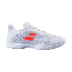 Buty Tenisowe Damskie Babolat Jet TERE AC White/Living Coral 37. Białe obuwie sportowe damskie BABOLAT, bez wzorów, z kauczuku, tenisowe. Za 269.00 zł.