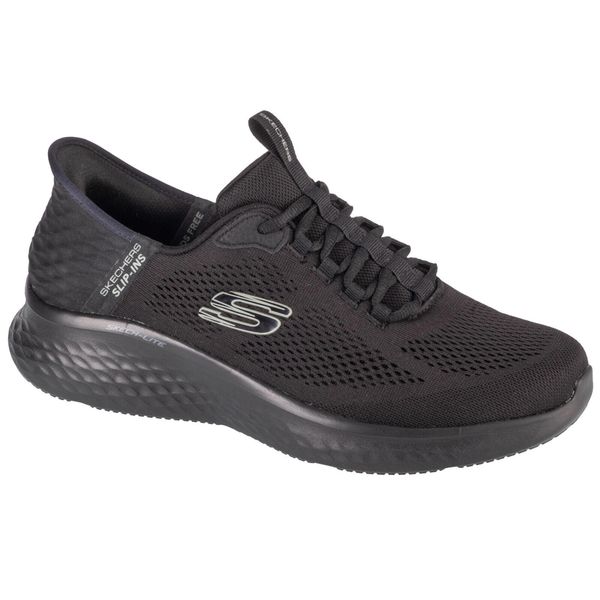 Buty sportowe Sneakersy męskie, Slip-Ins: Skech-Lite Pro - Primebase. Czarne buty sportowe męskie Skechers, z materiału, bez zapięcia, trekkingowe. Za 319.99 zł.