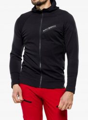 Bluza z kapturem męska Brubeck Thermo Wool by Pustelnik - black. Czarne bluzy męskie Brubeck, m, bez wzorów, z kapturem. Za 561.26 zł.